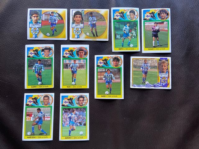 Cromos de fútbol Deportivo de La Coruña