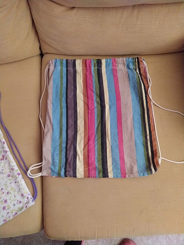 Mochila hecha a mano