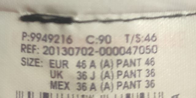 Traje Cortefiel talla s/m 46