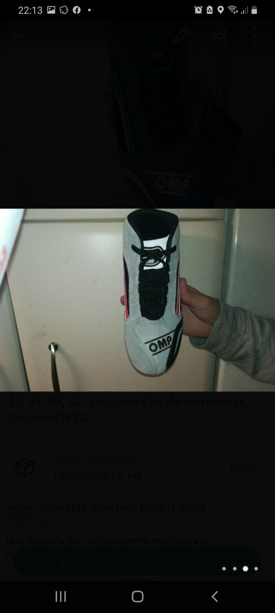 Nuevo!! Bota karting Ks-3 OMP 