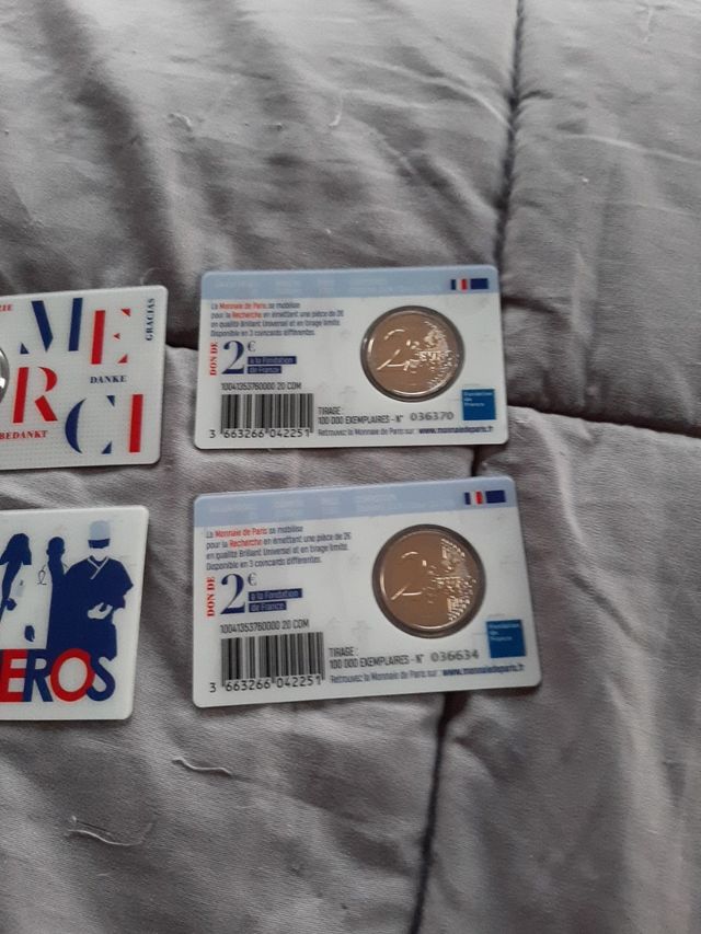 moneda conmemorativa covid Francia