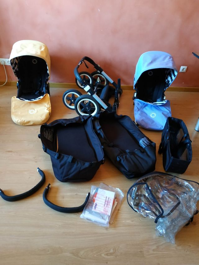 Bugaboo Donkey Duo gemelar (práctico y completo)