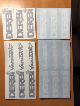 Kit pegatinas Derbi