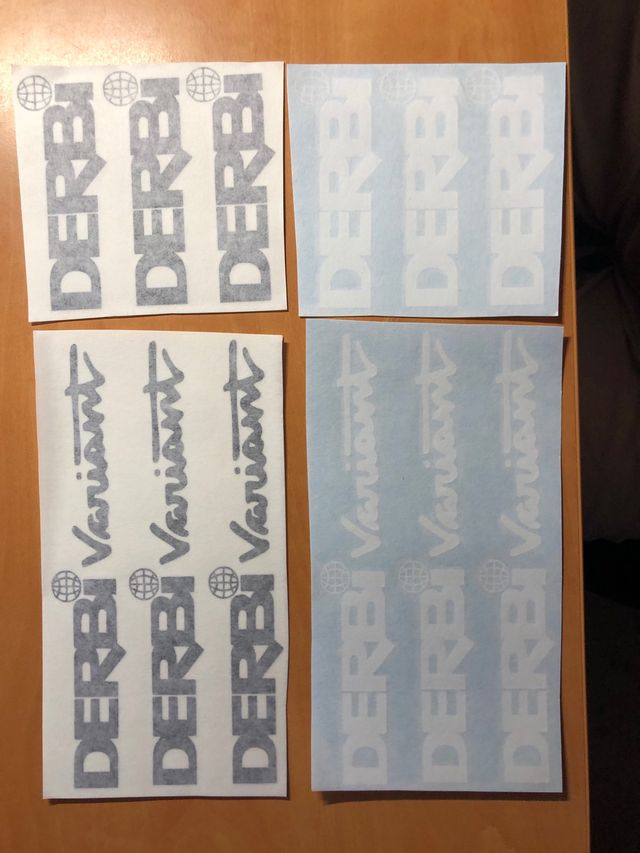 Kit pegatinas Derbi