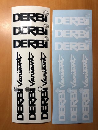 Kit pegatinas Derbi