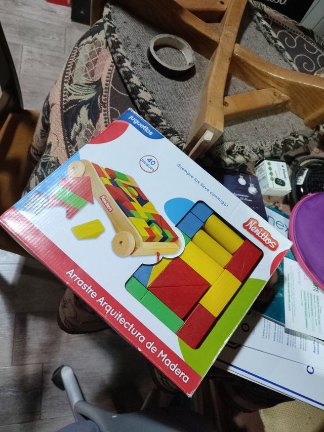 Carro de Madera Arrastte 3 años