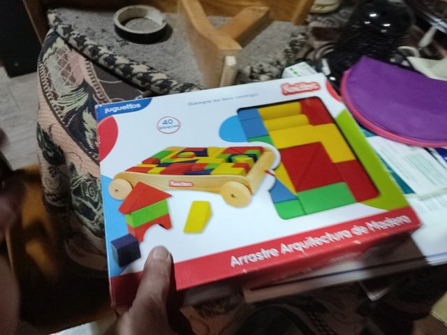 Carro de Madera Arrastte 3 años