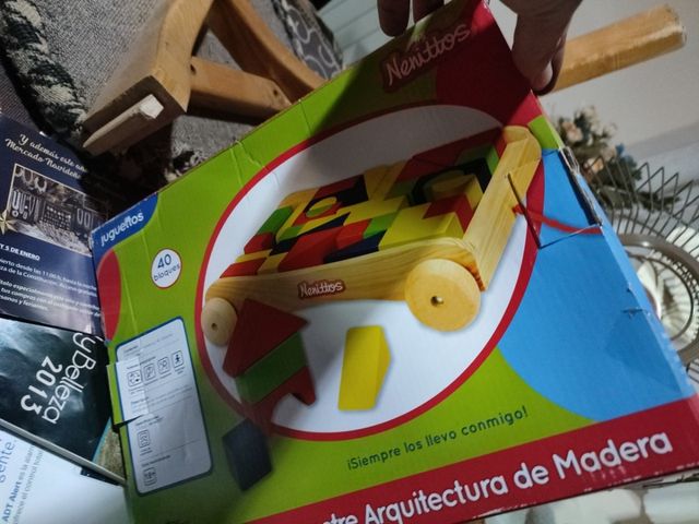 Carro de Madera Arrastte 3 años