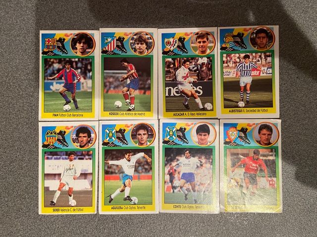 Cromos fichajes Este 93-94