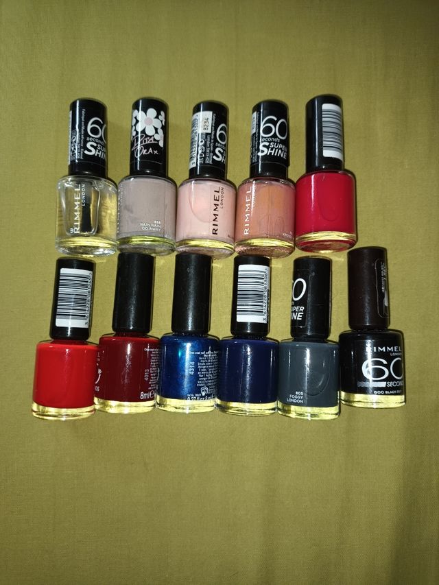 Esmaltes de uñas Rimmel, colores de invierno