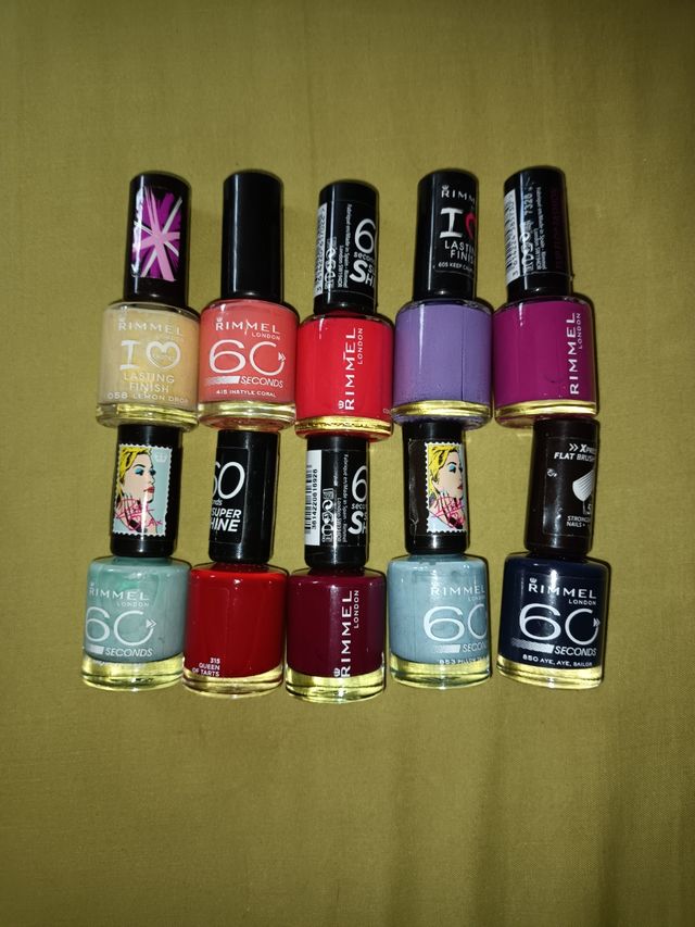Esmalte de uñas Rimmel, colores de verano