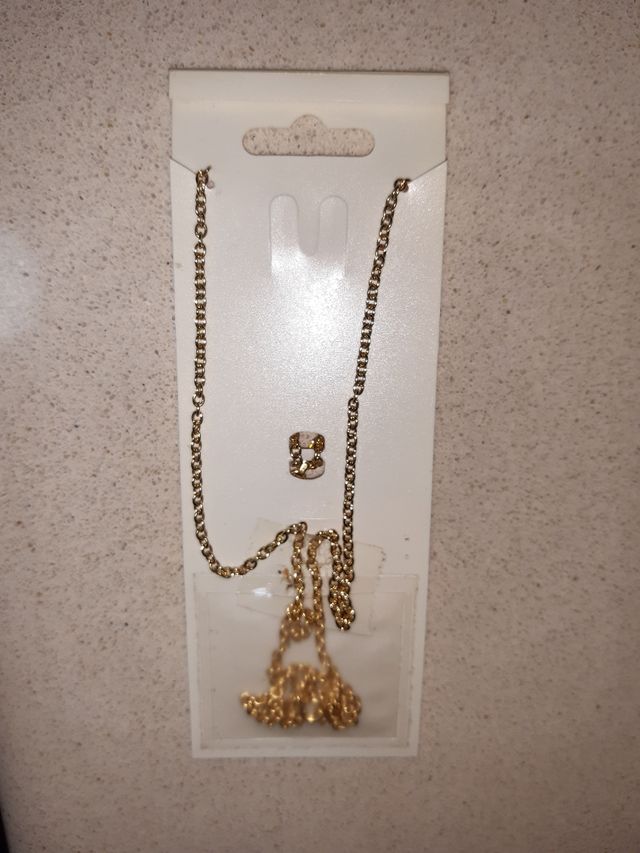 Colgante baño de oro