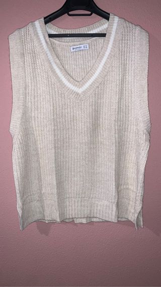 Chaleco punto mujer stradivarius de segunda mano por 5 EUR en Segovia en  WALLAPOP