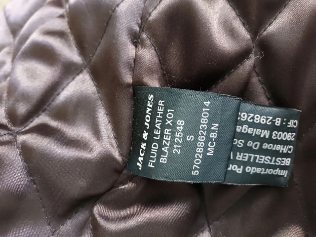 Chaqueta de cuero Jack and Jones