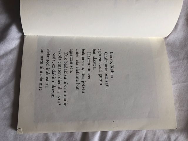 Elefante txori-bihotza, Mariasun Landa