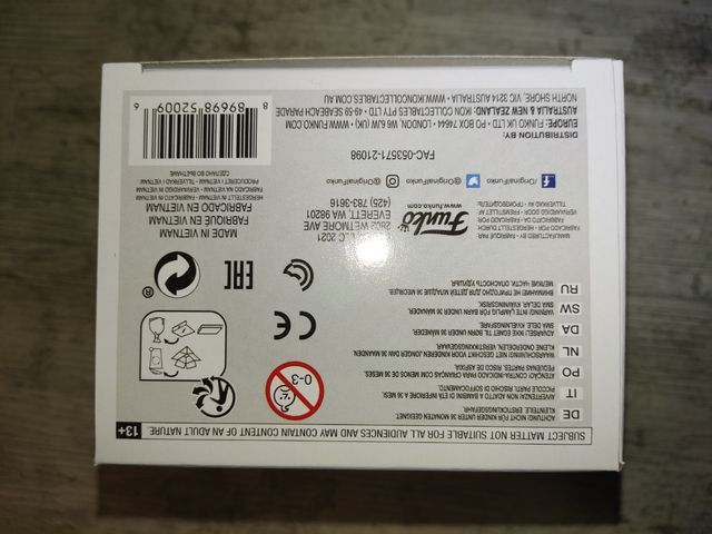 Funko pop 861 Infinity Warps Diamond Patch