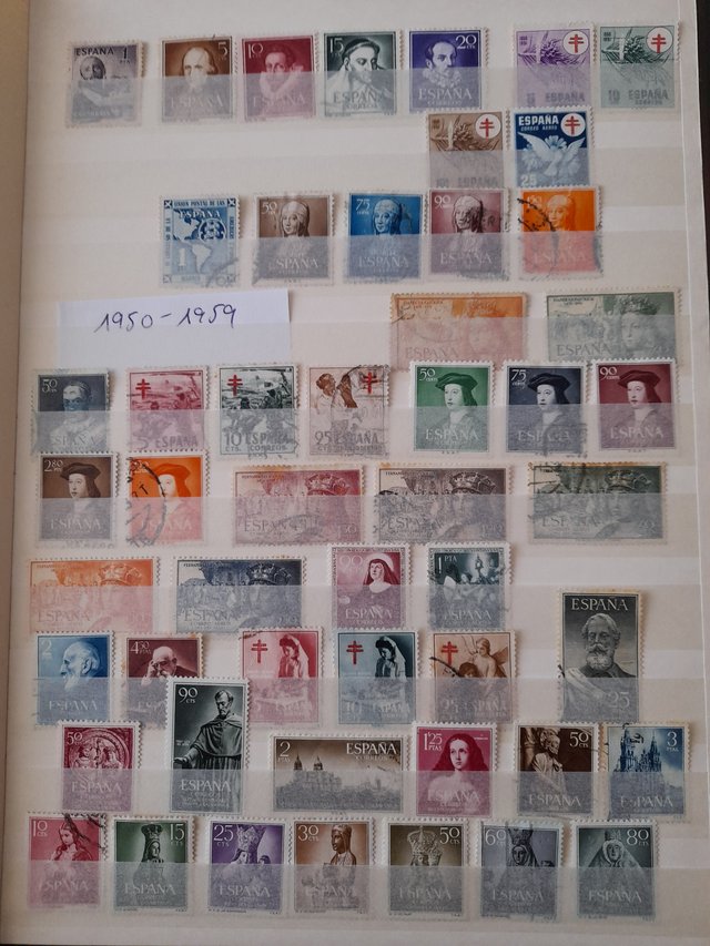 Álbum sellos 1950-1968
