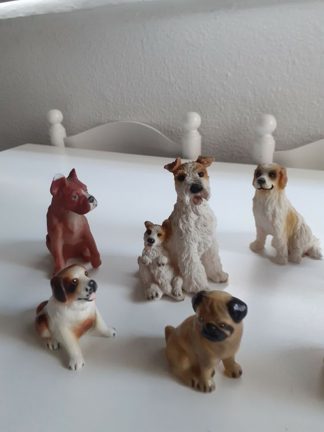 perros de ceramica