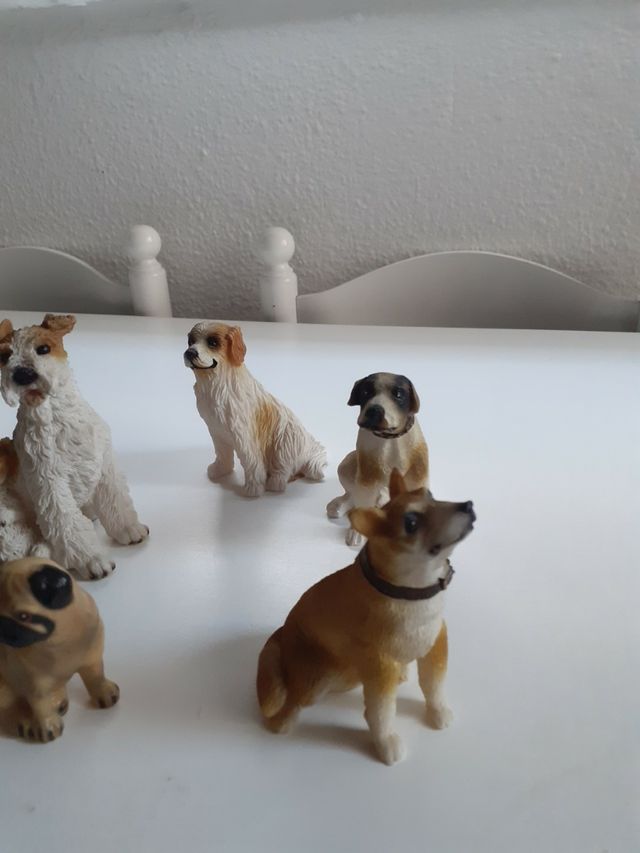 perros de ceramica