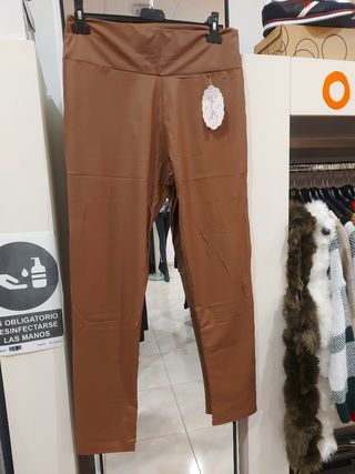 Legging de polipiel, talla grande - Venca - MKP000069011