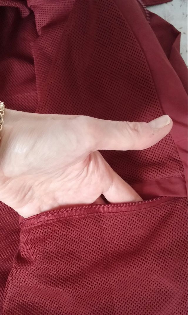 GIUBBINO IMPERMEABILE BORDEAUX DA UOMO