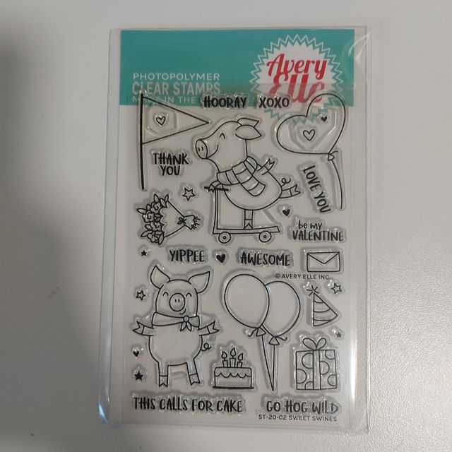 sello Cerditos Avery Elle nuevo