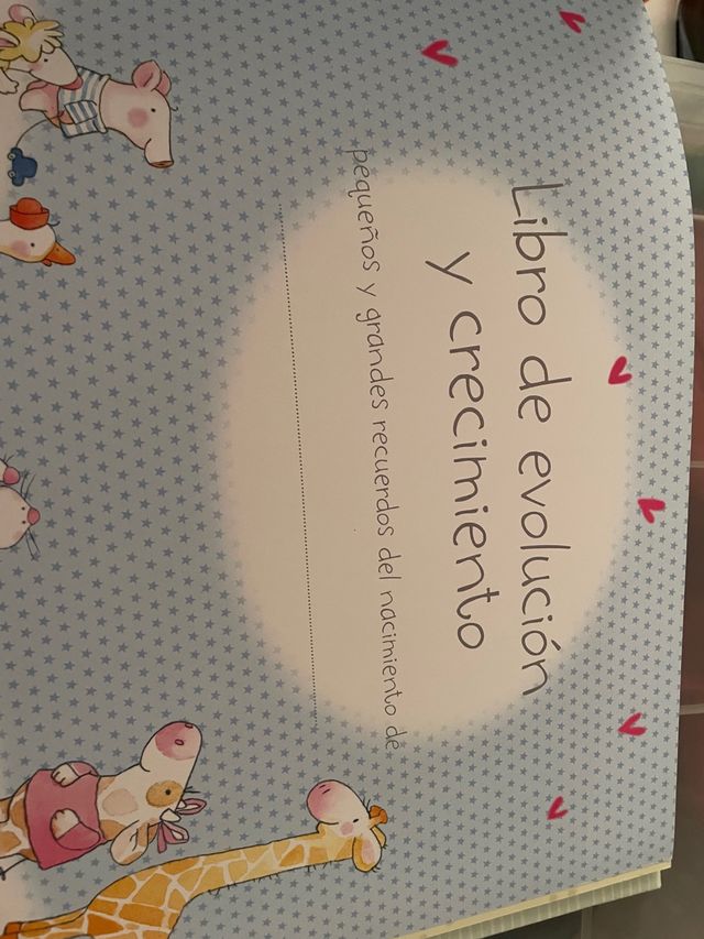 Libro recuerdo bebés