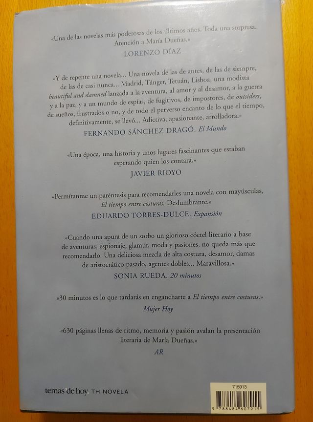 EL TIEMPO ENTRE COSTURAS