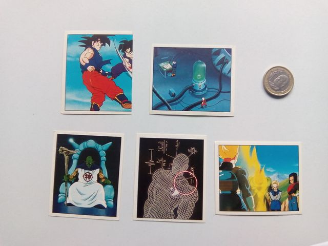 PEGATINAS DRAGON BALL PANINI