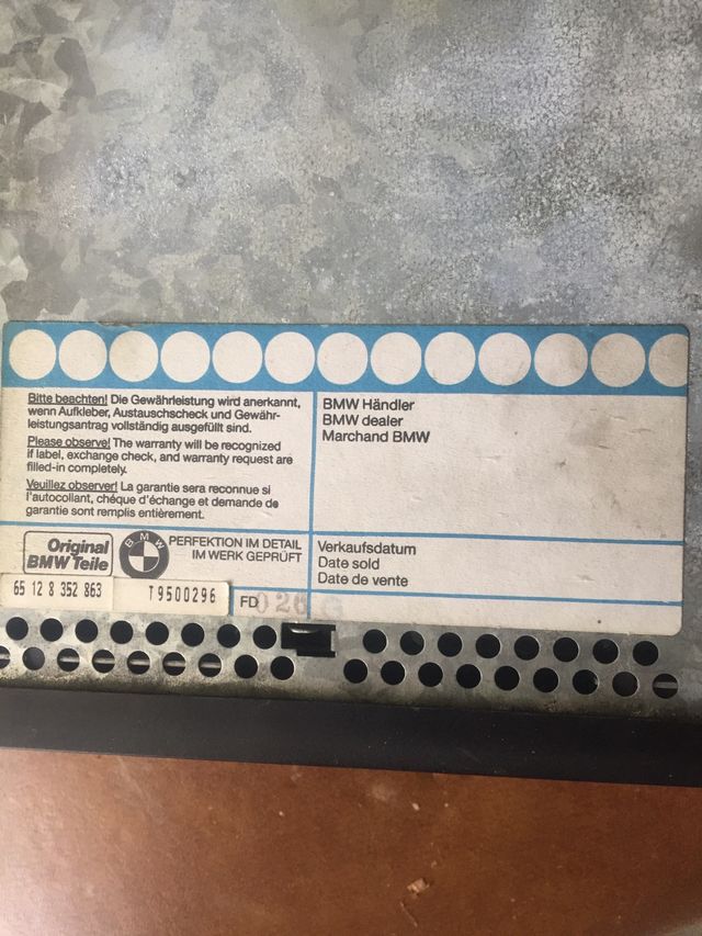 BMW Cassete serie 7 BM 2000