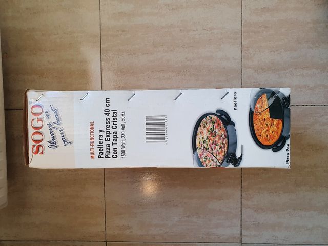 Paellera y Pizzera Eléctrica SOGO nueva