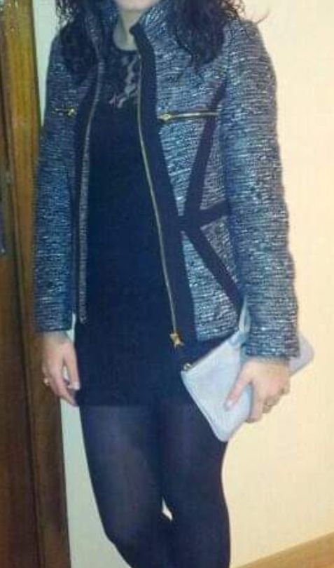 chaqueta americana con cremallera sfera M