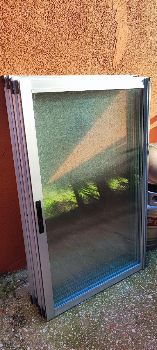 Ventanas aluminio gris cristal climalit correderas