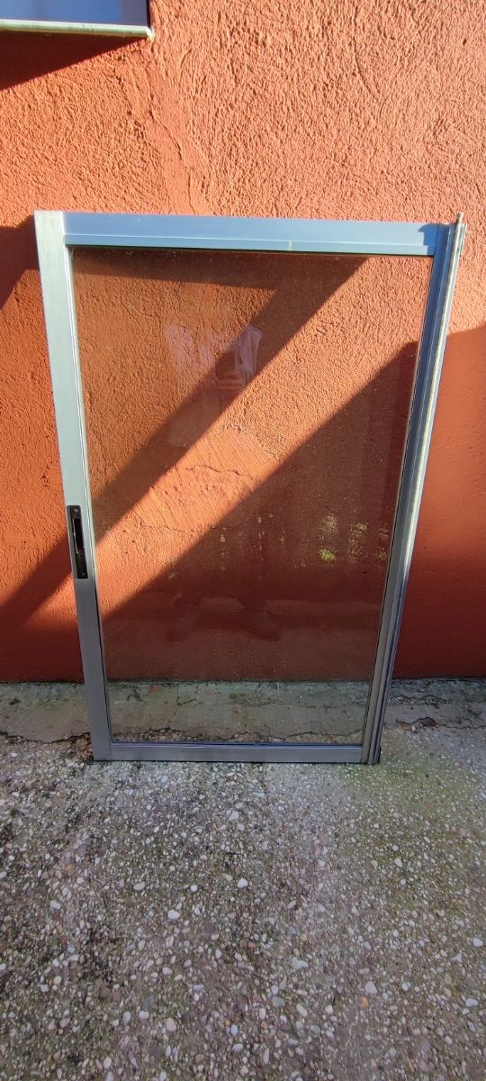 Ventanas aluminio gris cristal climalit correderas