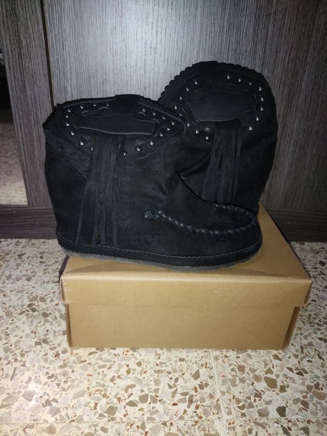 botines negros nuevos