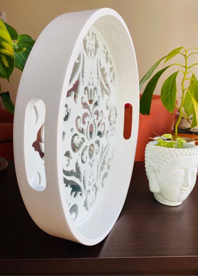 Bandeja con cristal Zara Home SIN ESTRENAR