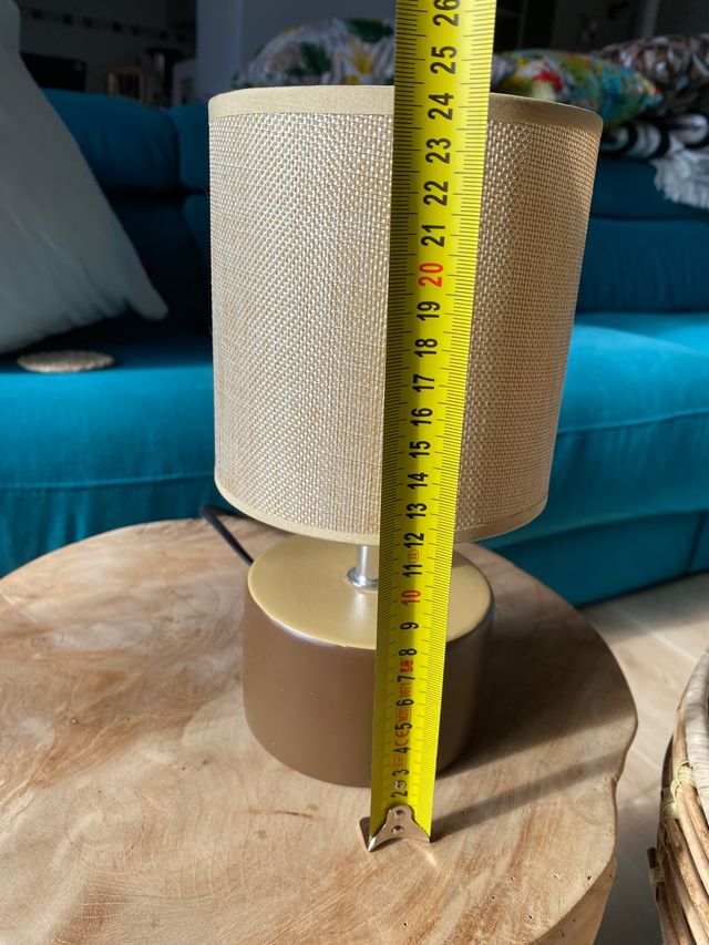 Lamparita imitación ratán