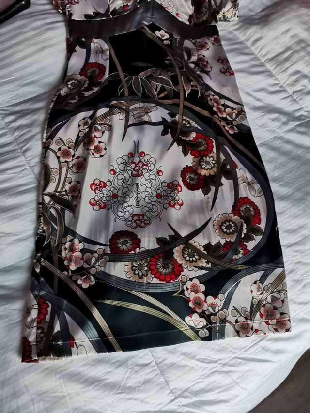 vestido dress sestampado ajustado