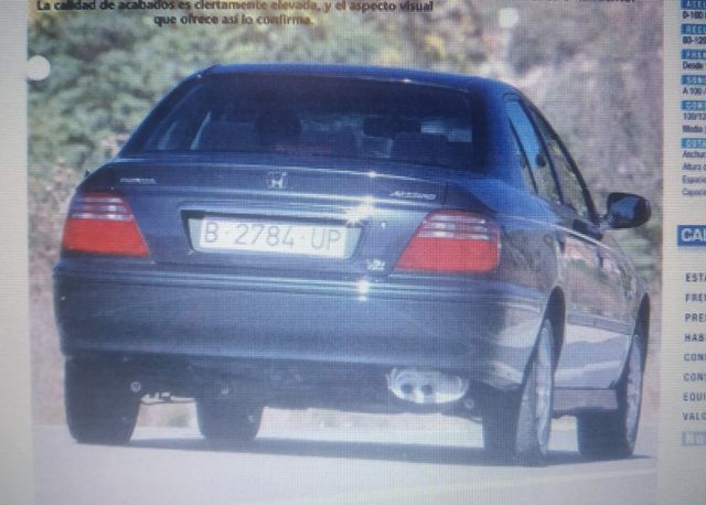 Pruebas Honda Accord 1990-2002 de revistas