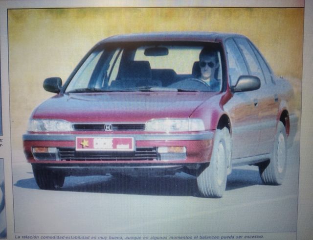 Pruebas Honda Accord 1990-2002 de revistas