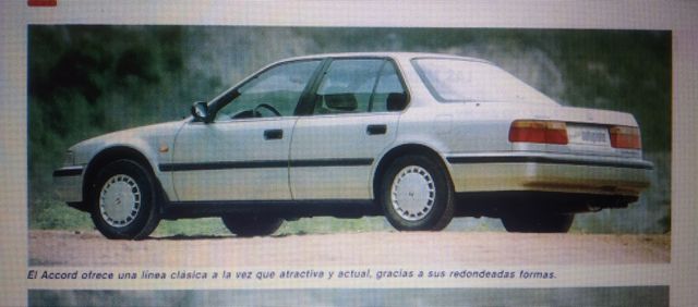 Pruebas Honda Accord 1990-2002 de revistas