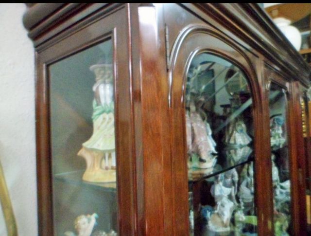 transporte 50) vitrina/ alacena /aparador antiguo