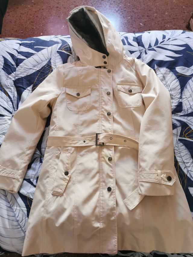 Abrigo impermeable mujer XS