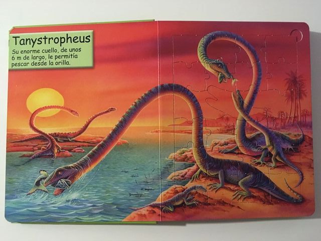 Libro de puzles “DINOS” de editorial Susaeta