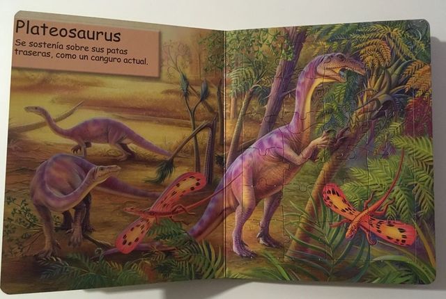 Libro de puzles “DINOS” de editorial Susaeta