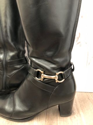 Botas De Piel Mujer Negro: Compra hasta −65% | Stylight