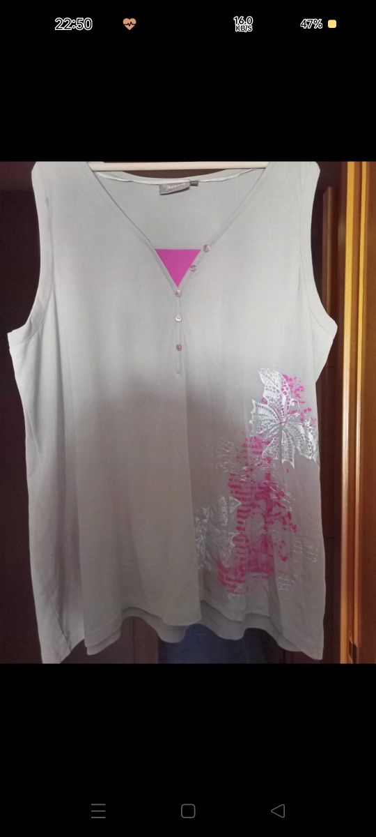 bonita blusa mariposa brillo