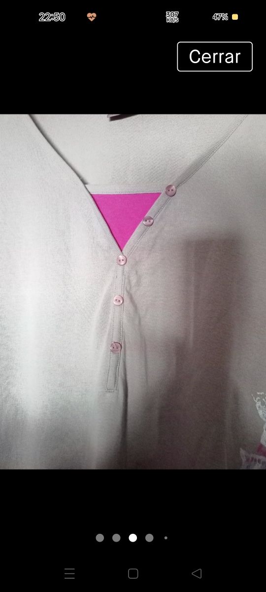 bonita blusa mariposa brillo