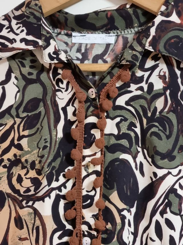 Kimono / vestido estampado etnico
