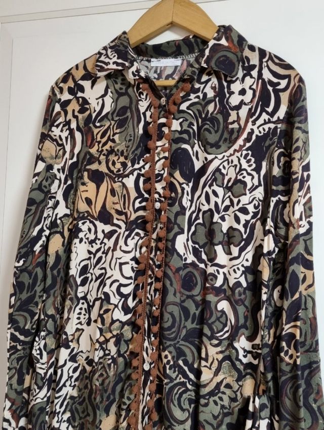 Kimono / vestido estampado etnico